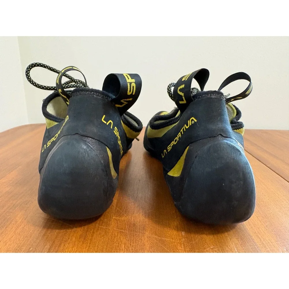 La Sportiva Miura Lace Climbing Shoes EU 46 US Men 12.5 Yellow Black Vibram